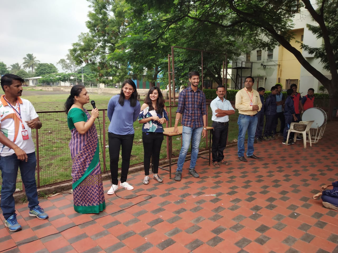 Smriti Manadhana Visited School